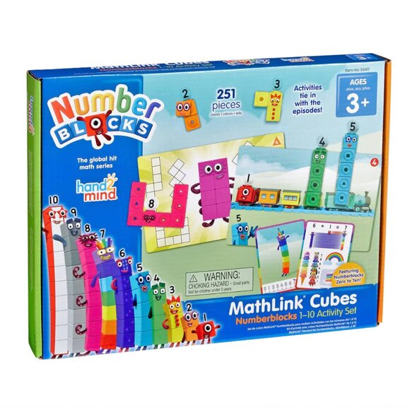 NWT Numberblocks MathLink Cubes 1-10 Activity Set - Picture 1 of 14